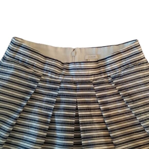 J. Crew Preppy Coaster Striped Gimlet Flared Skirt - Picture 3 of 8